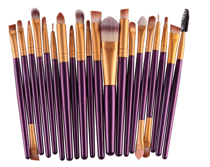 Makeup Brush Set – Loose Powder, Blush & Eyeshadow Brushes