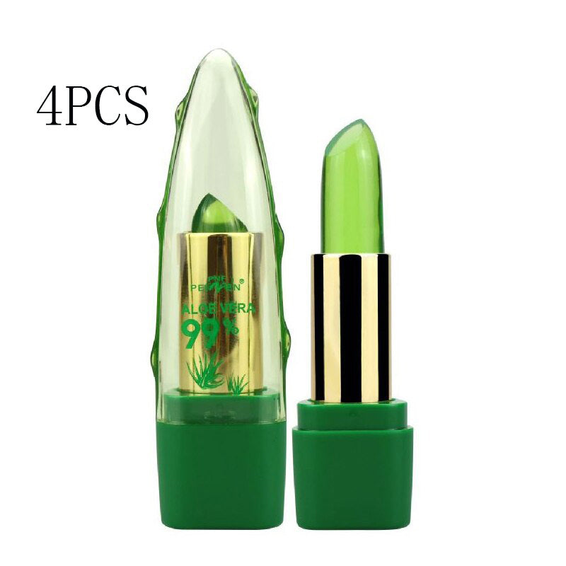 Aloe Vera Gel Color-Changing Lipstick | Gloss & Moisturizer | Anti-Drying Lip Care