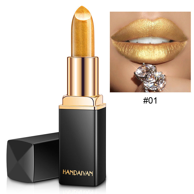✨ Shiny Metallic Lipstick | Pearlescent & Color-Temperature Changing | Gilt Lipstick for a Luxurious Glow