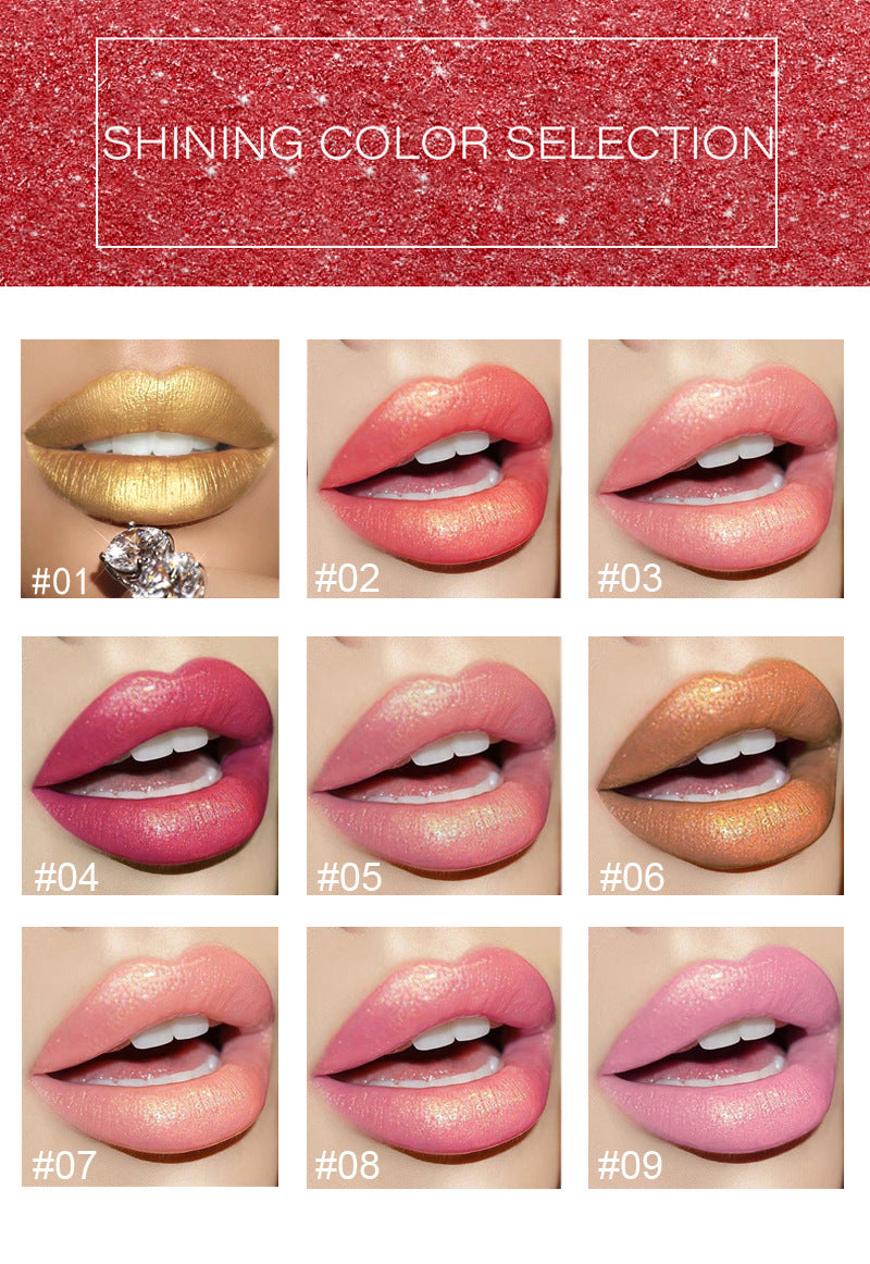 ✨ Shiny Metallic Lipstick | Pearlescent & Color-Temperature Changing | Gilt Lipstick for a Luxurious Glow