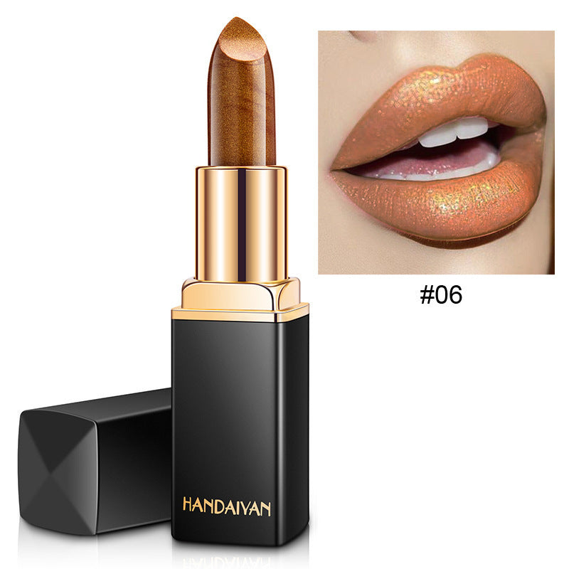 ✨ Shiny Metallic Lipstick | Pearlescent & Color-Temperature Changing | Gilt Lipstick for a Luxurious Glow