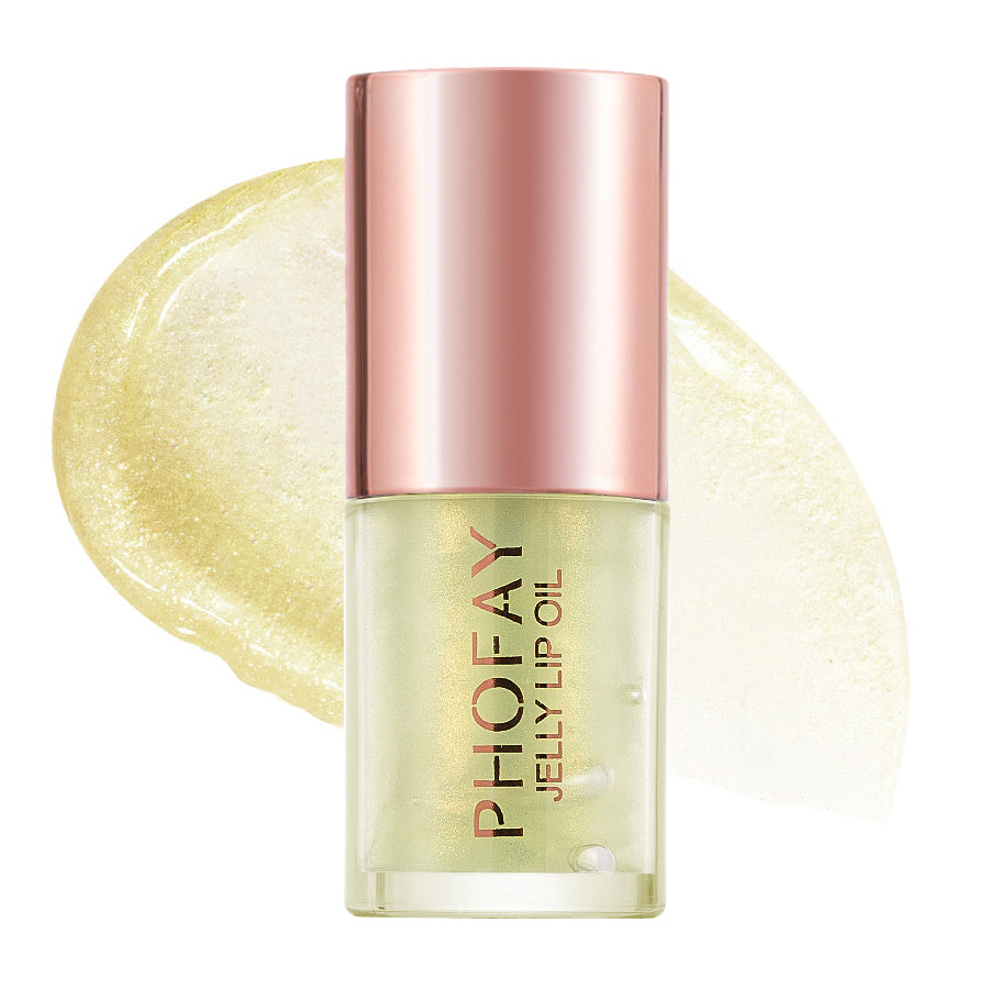 PHOFAY Jelly Lip Oil – Hydrating, Non-Sticky, Ultra-Moisturizing Gloss for Soft & Shiny Lips