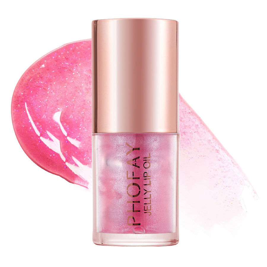 PHOFAY Jelly Lip Oil – Hydrating, Non-Sticky, Ultra-Moisturizing Gloss for Soft & Shiny Lips