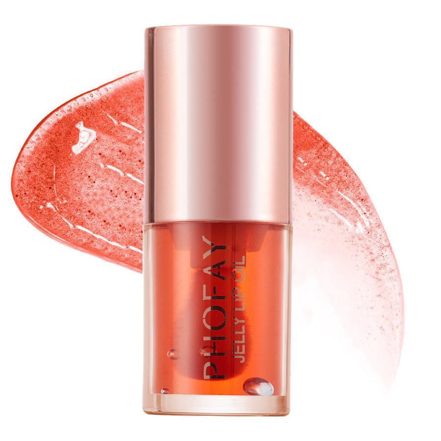 PHOFAY Jelly Lip Oil – Hydrating, Non-Sticky, Ultra-Moisturizing Gloss for Soft & Shiny Lips