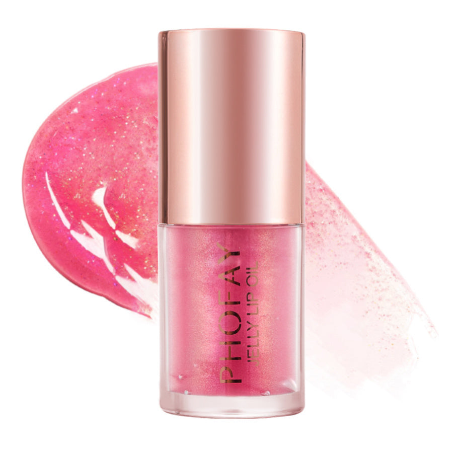 PHOFAY Jelly Lip Oil – Hydrating, Non-Sticky, Ultra-Moisturizing Gloss for Soft & Shiny Lips