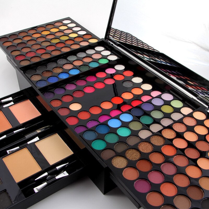 180-Color Eyeshadow & Blush Set – Piano-Shaped Makeup Palette Box | Personalized Professional Beauty Kit