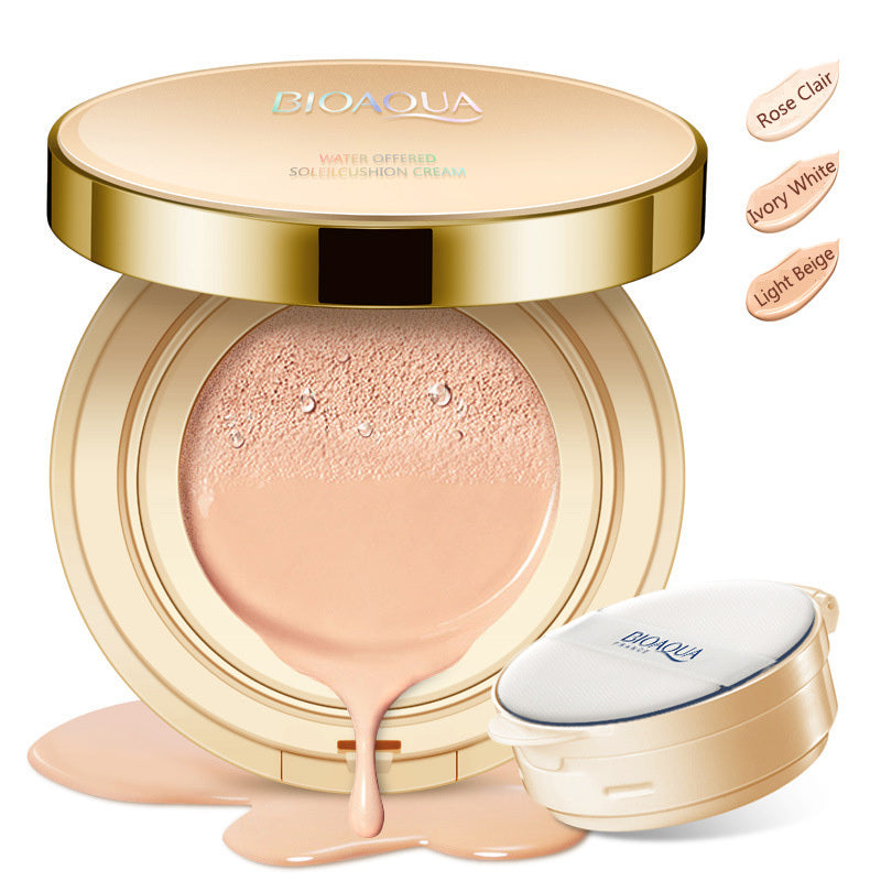Bioaqua Air Cushion BB Cream – Moisturizing & Whitening Foundation