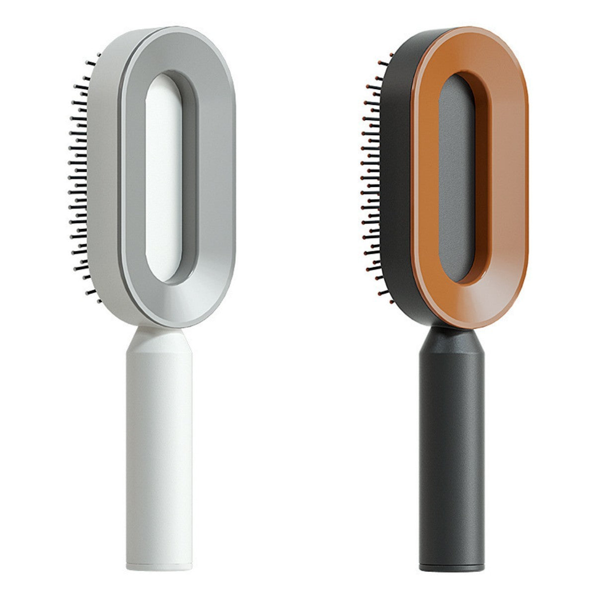 Self-Cleaning Hair Brush – One-Key Cleaning, Anti-Static, Scalp Massage Comb
