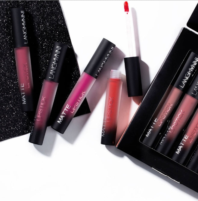 Matte Lipstick Set | Waterproof & Long-Lasting | Velvet Smooth Lipsticks for All-Day Wear