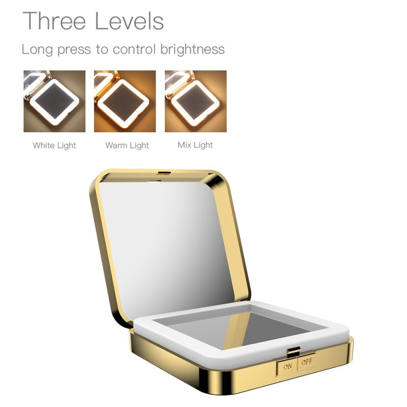 Makeup mirrorPortable Makeup Mirror – LED Lighted & Adjustable