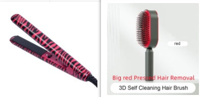 Self-Cleaning Hair Brush – One-Key Cleaning, Anti-Static, Scalp Massage Comb