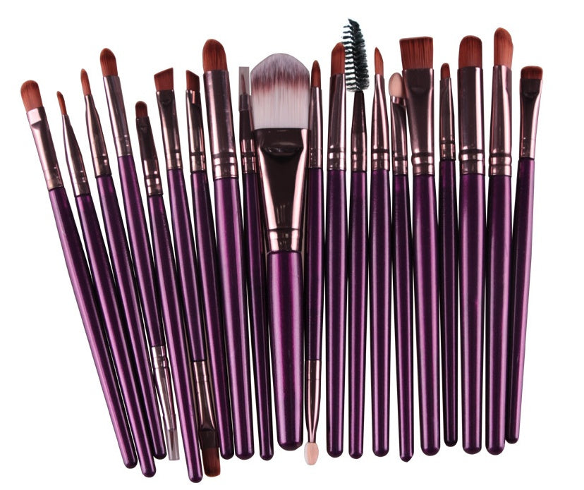 Makeup Brush Set – Loose Powder, Blush & Eyeshadow Brushes