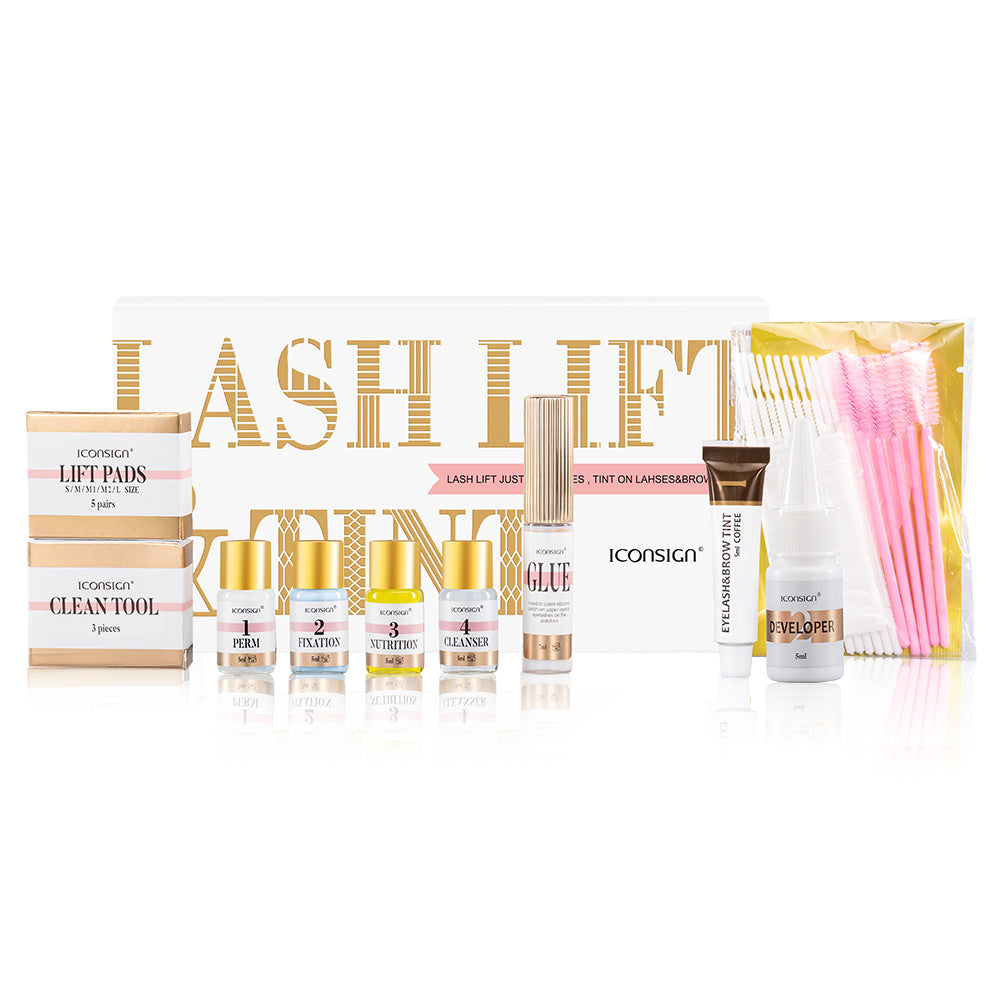 ICONSIGN Lash Lift & Brow Lamination Kit – Eyelash & Eyebrow Tint Set
