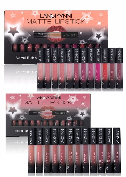 Matte Lipstick Set | Waterproof & Long-Lasting | Velvet Smooth Lipsticks for All-Day Wear