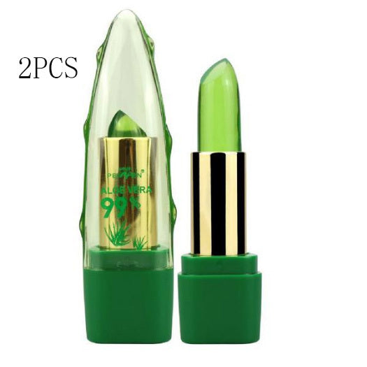 Aloe Vera Gel Color-Changing Lipstick | Gloss & Moisturizer | Anti-Drying Lip Care