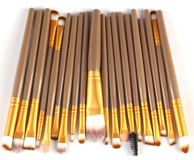 Makeup Brush Set – Loose Powder, Blush & Eyeshadow Brushes