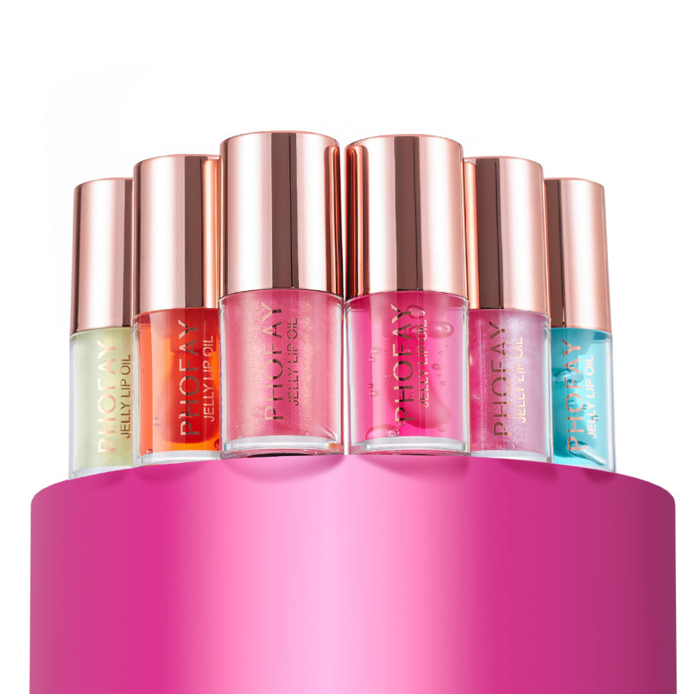 PHOFAY Jelly Lip Oil – Hydrating, Non-Sticky, Ultra-Moisturizing Gloss for Soft & Shiny Lips