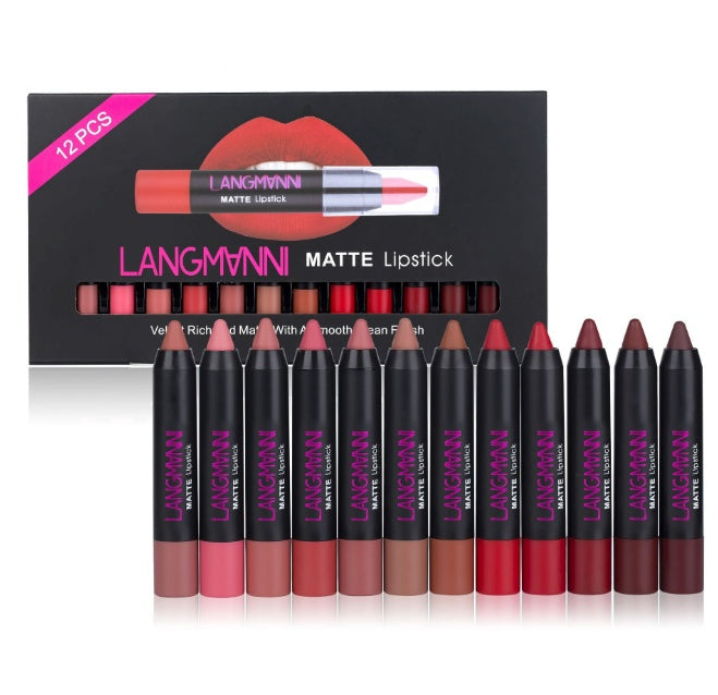 Matte Lipstick Set | Waterproof & Long-Lasting | Velvet Smooth Lipsticks for All-Day Wear