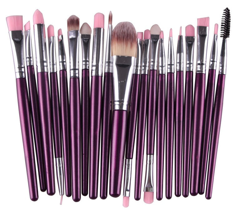 Makeup Brush Set – Loose Powder, Blush & Eyeshadow Brushes