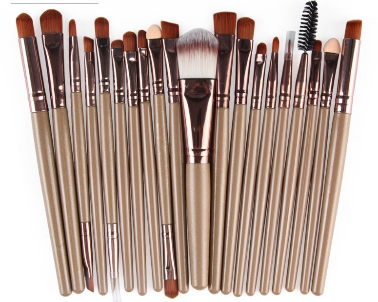 Makeup Brush Set – Loose Powder, Blush & Eyeshadow Brushes