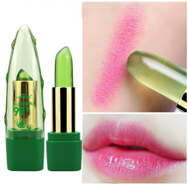 Aloe Vera Gel Color-Changing Lipstick | Gloss & Moisturizer | Anti-Drying Lip Care