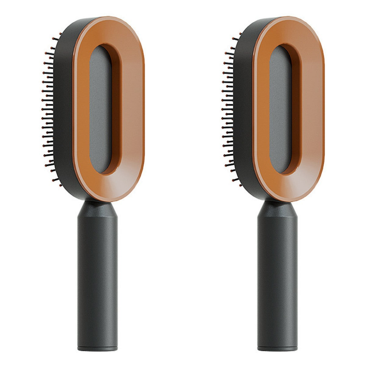 Self-Cleaning Hair Brush – One-Key Cleaning, Anti-Static, Scalp Massage Comb