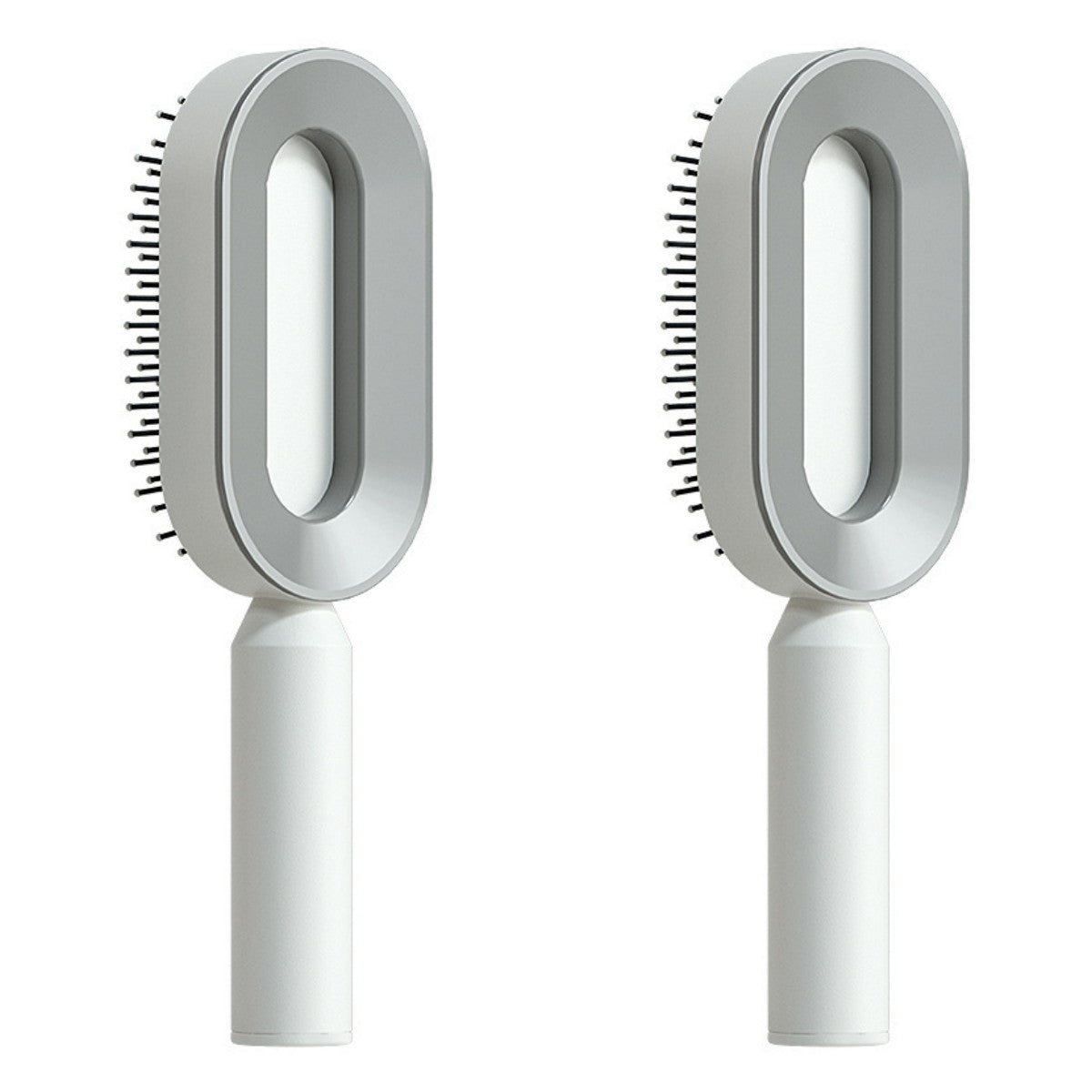 Self-Cleaning Hair Brush – One-Key Cleaning, Anti-Static, Scalp Massage Comb