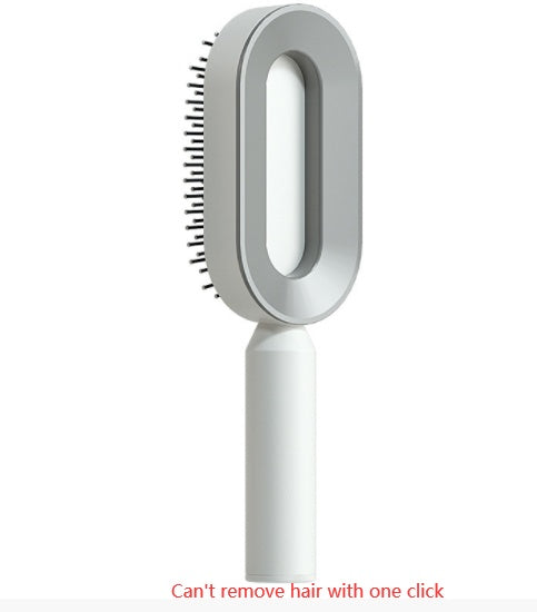 Self-Cleaning Hair Brush – One-Key Cleaning, Anti-Static, Scalp Massage Comb