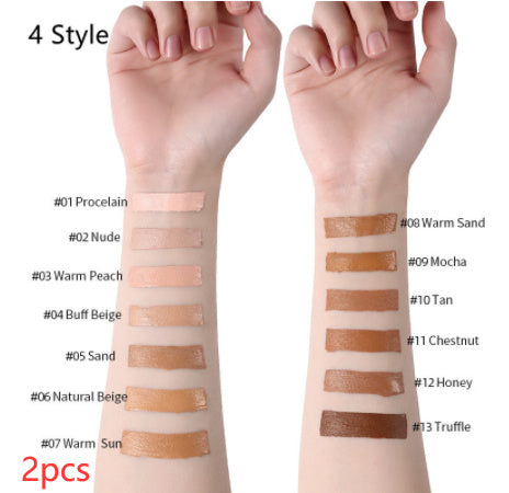 Oil-Control Liquid Foundation & Concealer – Long-Lasting Coverage