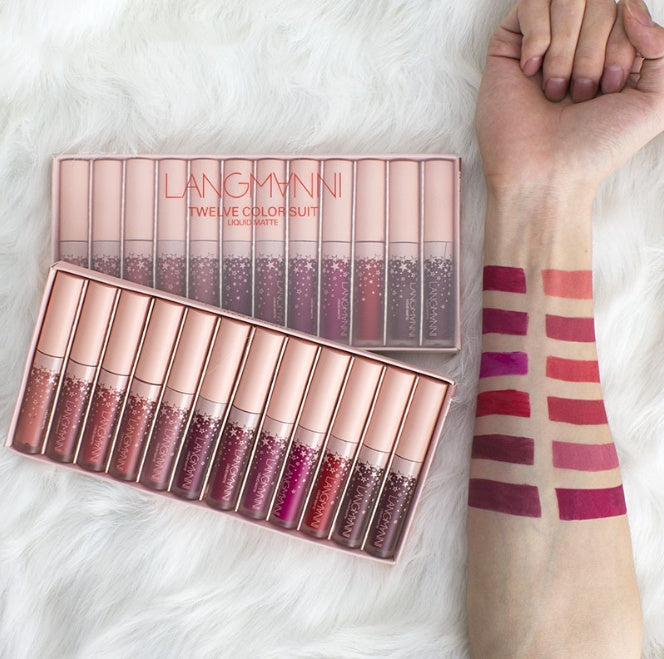 Matte Lipstick Set | Waterproof & Long-Lasting | Velvet Smooth Lipsticks for All-Day Wear