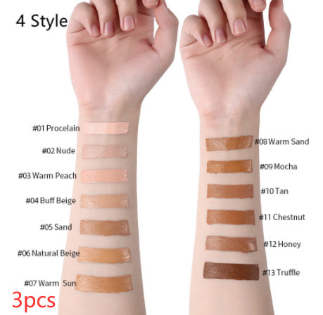 Oil-Control Liquid Foundation & Concealer – Long-Lasting Coverage