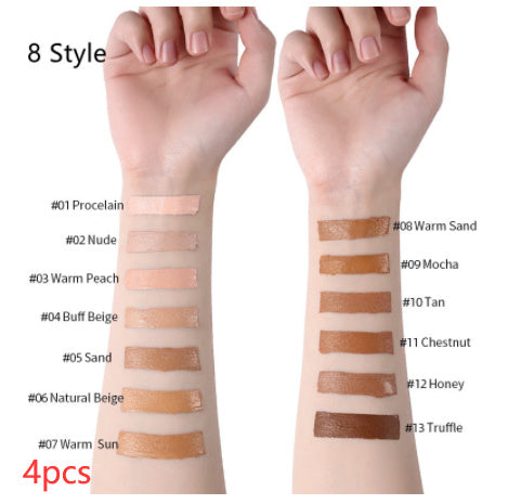 Oil-Control Liquid Foundation & Concealer – Long-Lasting Coverage