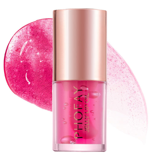 PHOFAY Jelly Lip Oil – Hydrating, Non-Sticky, Ultra-Moisturizing Gloss for Soft & Shiny Lips