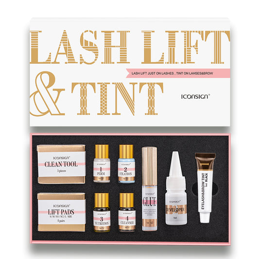 ICONSIGN Lash Lift & Brow Lamination Kit – Eyelash & Eyebrow Tint Set