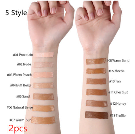 Oil-Control Liquid Foundation & Concealer – Long-Lasting Coverage