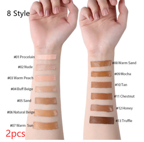 Oil-Control Liquid Foundation & Concealer – Long-Lasting Coverage
