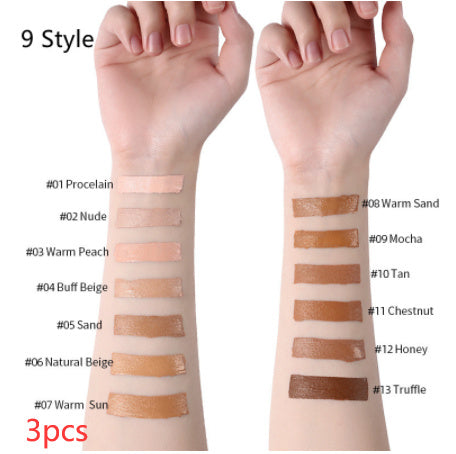 Oil-Control Liquid Foundation & Concealer – Long-Lasting Coverage