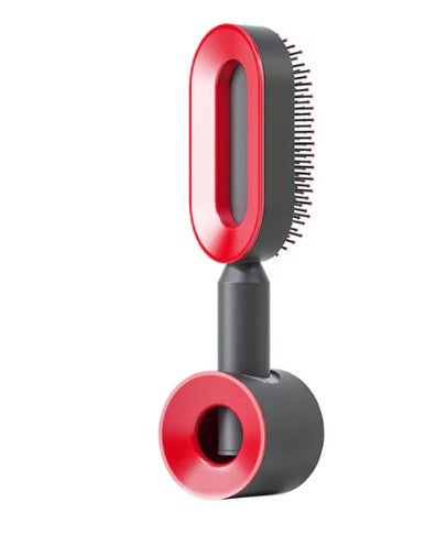 Self-Cleaning Hair Brush – One-Key Cleaning, Anti-Static, Scalp Massage Comb