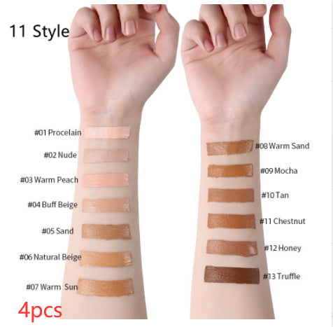 Oil-Control Liquid Foundation & Concealer – Long-Lasting Coverage