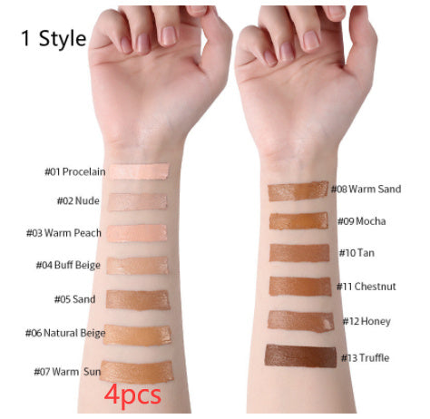 Oil-Control Liquid Foundation & Concealer – Long-Lasting Coverage