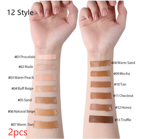 Oil-Control Liquid Foundation & Concealer – Long-Lasting Coverage