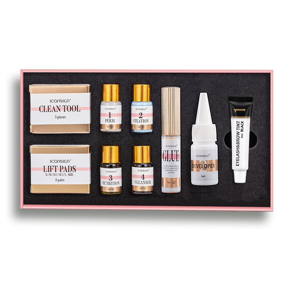 ICONSIGN Lash Lift & Brow Lamination Kit – Eyelash & Eyebrow Tint Set