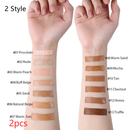 Oil-Control Liquid Foundation & Concealer – Long-Lasting Coverage