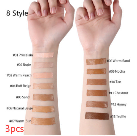 Oil-Control Liquid Foundation & Concealer – Long-Lasting Coverage