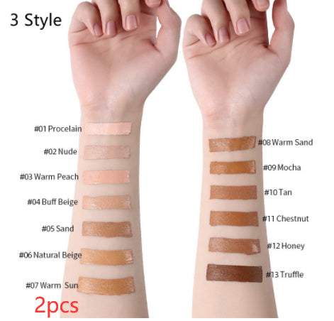 Oil-Control Liquid Foundation & Concealer – Long-Lasting Coverage