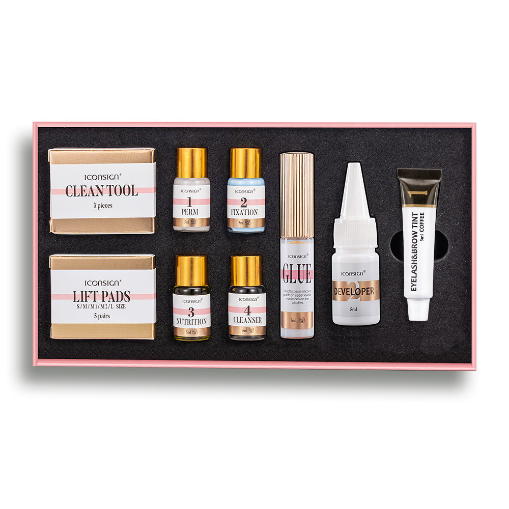 ICONSIGN Lash Lift & Brow Lamination Kit – Eyelash & Eyebrow Tint Set