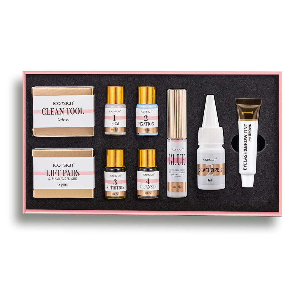 ICONSIGN Lash Lift & Brow Lamination Kit – Eyelash & Eyebrow Tint Set