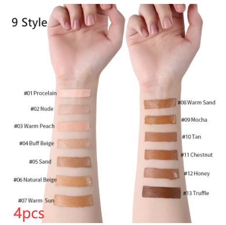 Oil-Control Liquid Foundation & Concealer – Long-Lasting Coverage