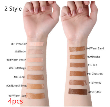 Oil-Control Liquid Foundation & Concealer – Long-Lasting Coverage