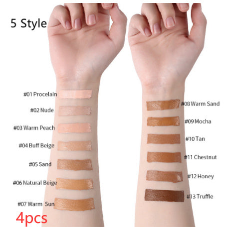 Oil-Control Liquid Foundation & Concealer – Long-Lasting Coverage